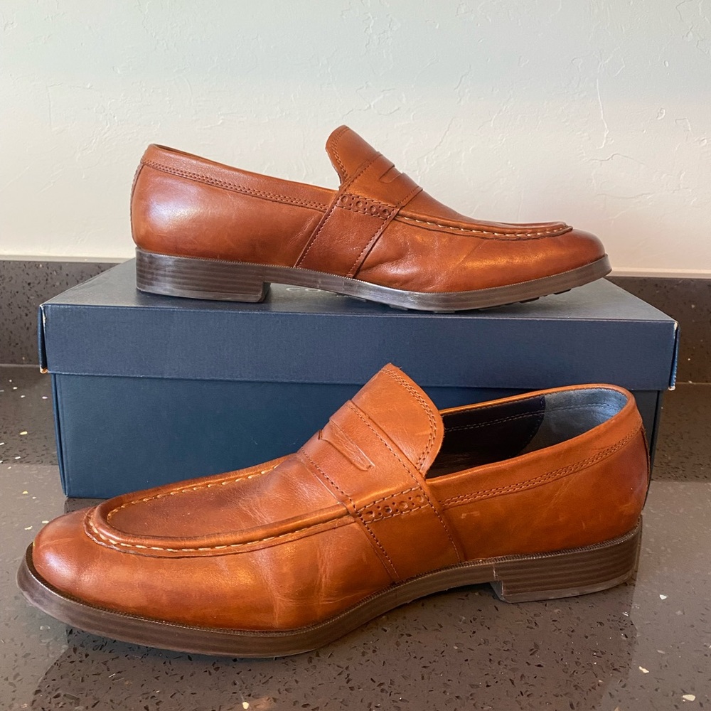 Men’s Cole Haan, Jefferson Grand Pny, British Tan, size 9.5
